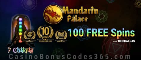 mandarin casino free chip code.